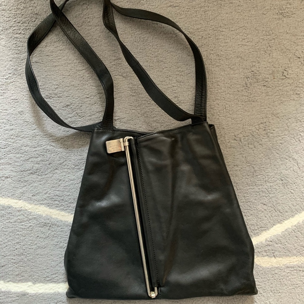 Renato Angi Leather shoulder bag